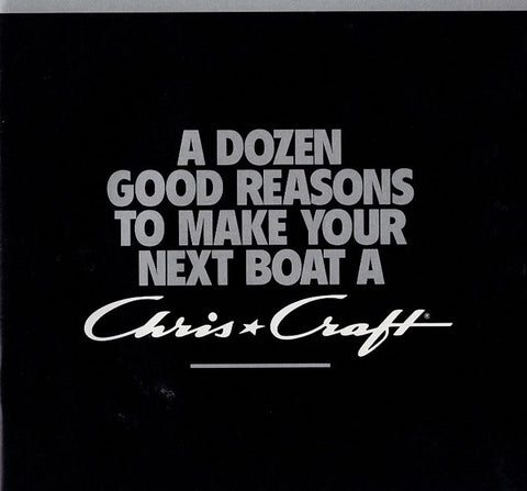 Chris Craft 1990 Full Line Brochure