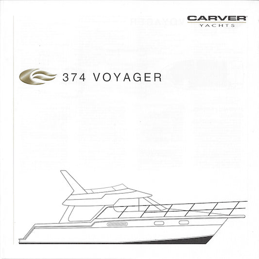 Carver 374 Voyager Specification Brochure (2002)