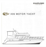 Carver 406 Motor Yacht Specification Brochure (2002)