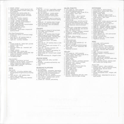 Carver 380 Santego SE Specification Brochure (2002)