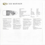 Carver 350 Mariner Specification Brochure (2002)