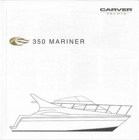 Carver 350 Mariner Specification Brochure (2002)