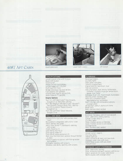 Bayliner 2001 Motoryacht Brochure