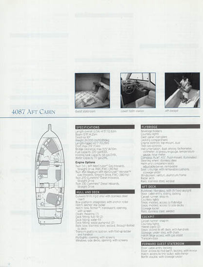 Bayliner 2001 Motoryacht Brochure