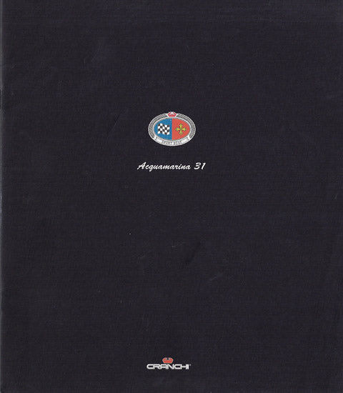 Cranchi Acquamarina 31 Brochure