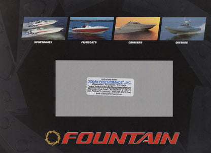 Fountain 2000 Fishboats Brochure