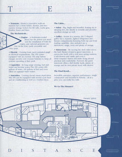 Hunter 450 Passage Specification Brochure