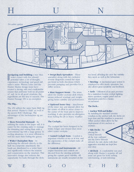 Hunter 450 Passage Specification Brochure