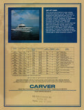 Carver 1981 Full Line Brochure