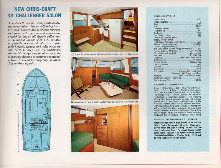 Chris Craft 1964 Challenger Brochure – SailInfo I boatbrochure.com