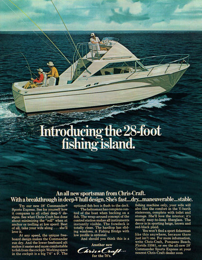 Chris Craft Commander 28 Sports Express Brochure