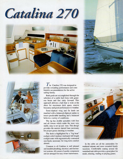 Catalina 270 Brochure