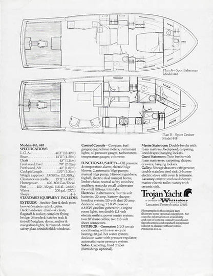 Trojan 44 Series Brochure