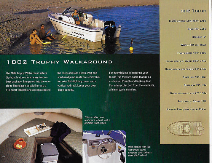 Bayliner 2002 Trophy Brochure