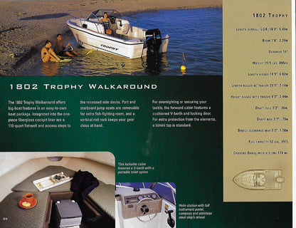 Bayliner 2002 Trophy Brochure