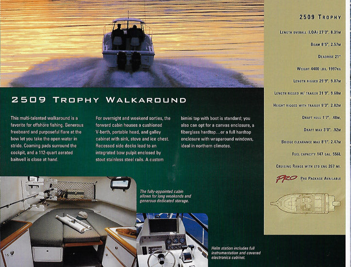 Bayliner 2002 Trophy Brochure