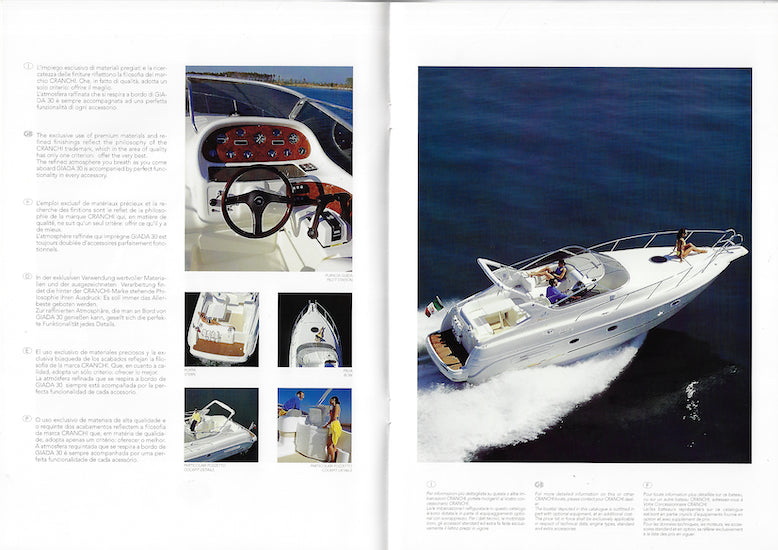 Cranchi Giada 30 Brochure