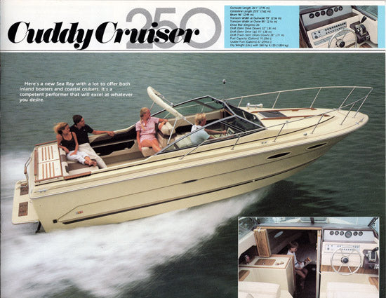 Sea Ray 1985 Runabouts / Cruisers Brochure