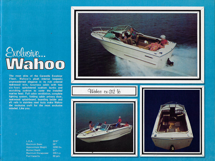 Caravelle 1970s Brochure
