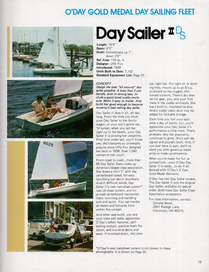 O'Day 1975 Brochure