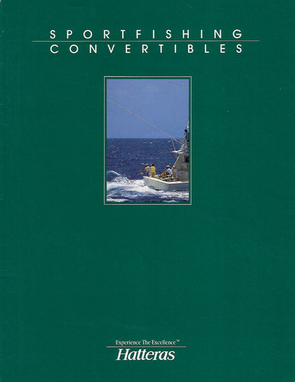 Hatteras 1991 Convertible Brochure
