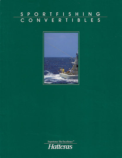 Hatteras 1991 Convertible Brochure