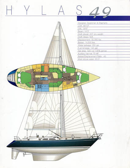 Hylas 49 Specification Brochure