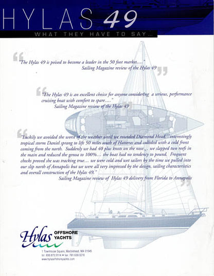 Hylas 49 Specification Brochure