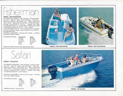 Sport Craft 1970s Brochure