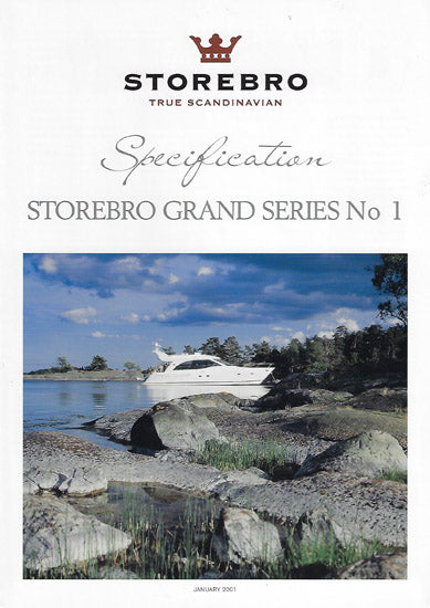 Storebro Grand Series No. 1 Specification Brochure