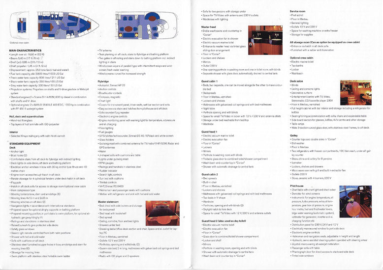 Storebro Grand Series No. 1 Specification Brochure