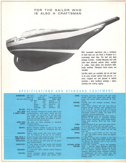 Kenner Privateer 26 Brochure
