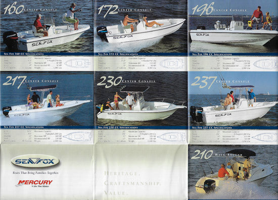Sea Fox 2002 Full Line Brochure