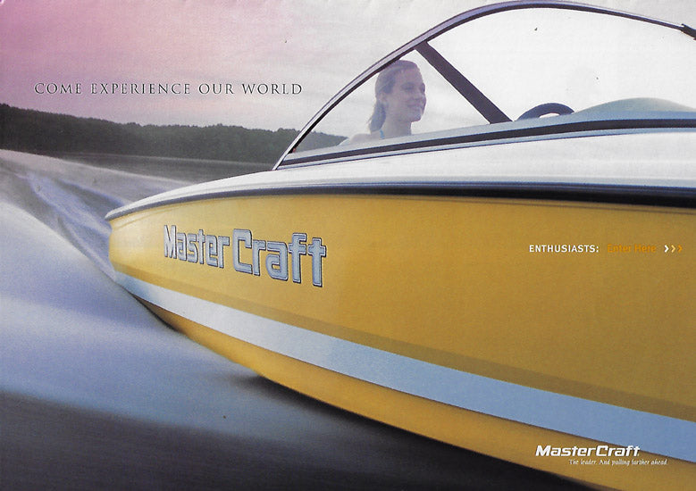 Mastercraft 2002 Poster Brochure
