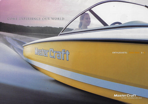 Mastercraft 2002 Poster Brochure