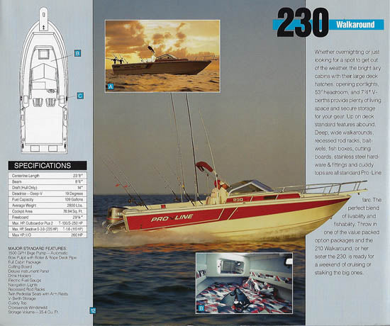 Pro Line 1991 Brochure