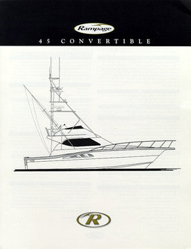 Rampage 45 Convertible Specification Brochure