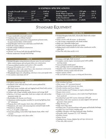 Rampage 30 Express Specification Brochure