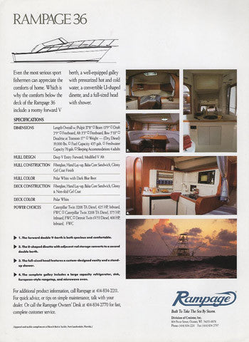 Rampage 36 Brochure