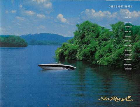 Sea Ray 2002 Sport Boats Brochure