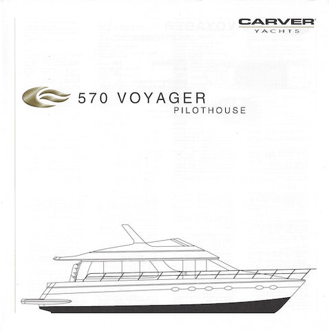 Carver 570 Voyager Pilothouse Specification Brochure