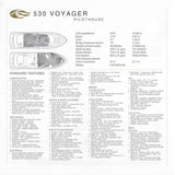 Carver 530 Voyager Pilothouse Specification Brochure