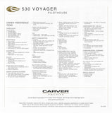 Carver 530 Voyager Pilothouse Specification Brochure