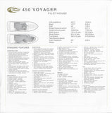 Carver 450 Voyager Pilothouse Specification Brochure (2002)