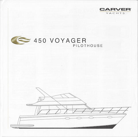 Carver 450 Voyager Pilothouse Specification Brochure (2002)