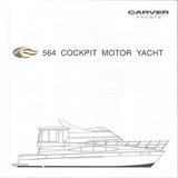 Carver 564 Cockpit Motor Yacht Specification Brochure (2002)