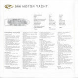 Carver 506 Motor Yacht Specification Brochure (2002)