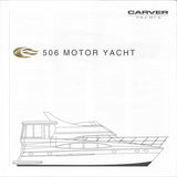 Carver 506 Motor Yacht Specification Brochure (2002)