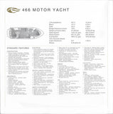 Carver 466 Motor Yacht Specification Brochure (2002)