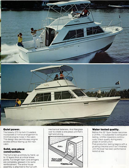 Uniflite 32 Sports Sedan Brochure